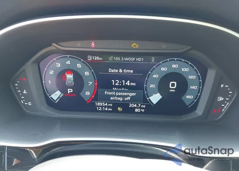 2023 Audi Q3 Premium Plus 45 Tfsi S Line Quattro Tiptronic из США, поврежденный, VIN WA1EECF37P1118779